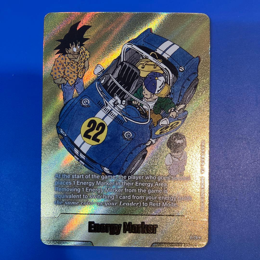 ドラゴンボール超 英語版 エナジーマーカー E-76 金 パラレル 22巻