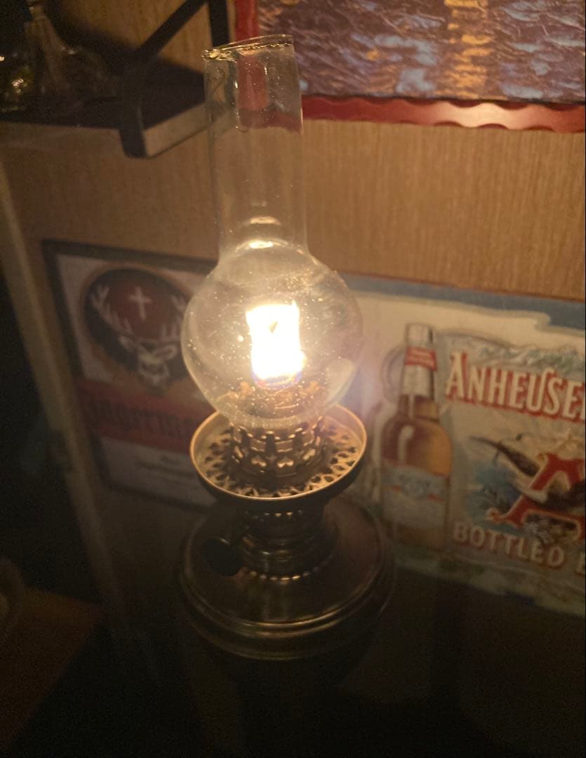 大型 ヴィンテージ オイルランプ アンティーク 西洋 洋風 置物 レトロ ライト