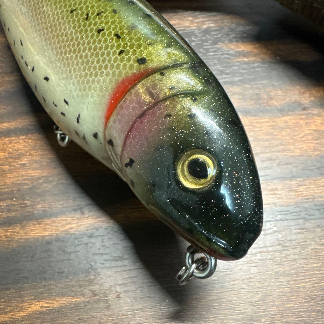 ランカーパンカー 8インチ (ウッド製) レインボートラウト