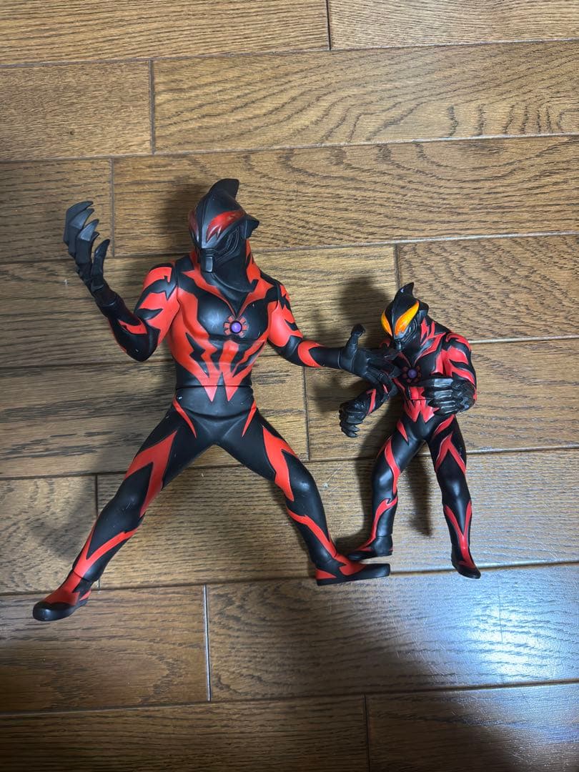ベリアル、ウルトラマンゼロソフビセット(旧サイズ)
