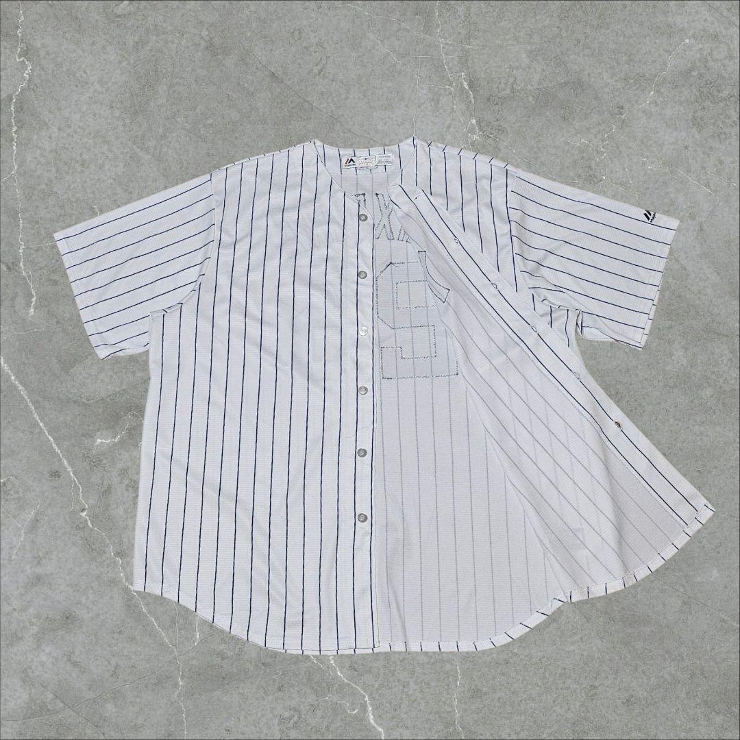 Majestic MLBゲームシャツ ユニフォーム ヤンキース マークテシェイラ