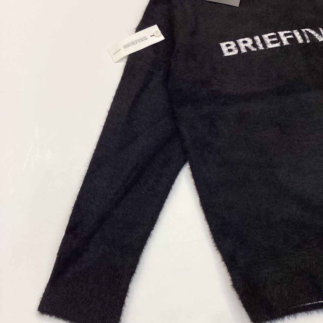 BRIEFING 新品　SHAGGY LOGO TURTLENECK KNIT