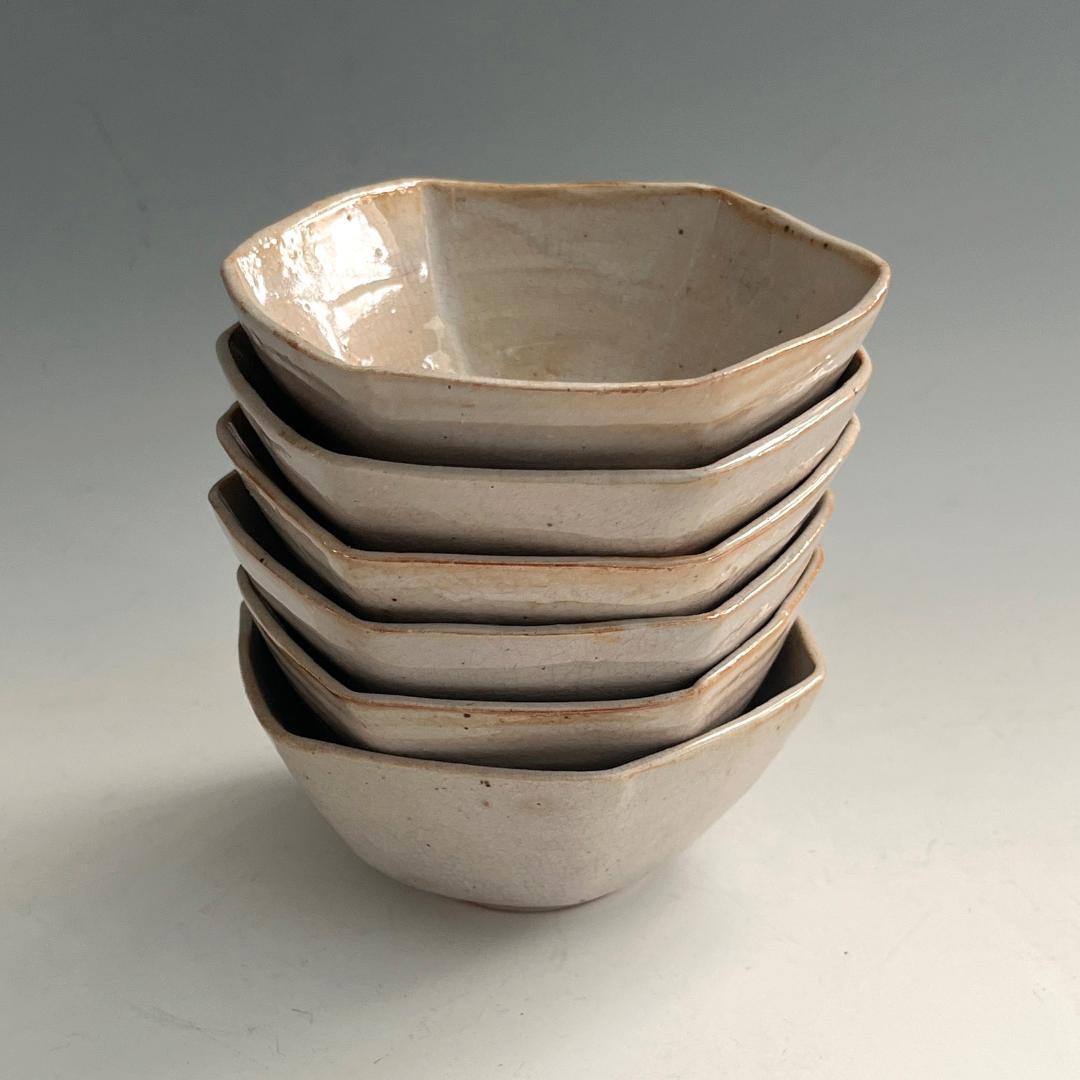 萩焼 6客揃 六角 茶碗 湯のみ 茶道具 煎茶