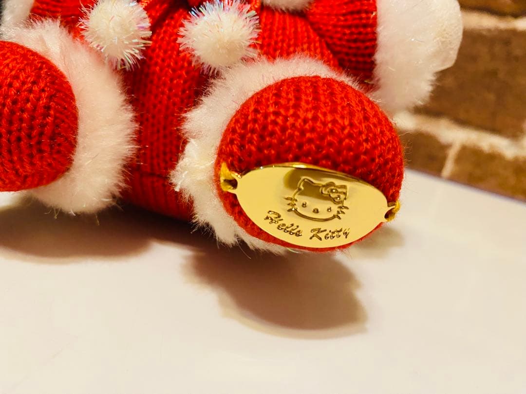激レア❗️30周年限定品❗️ハローキティ スウェード調ぬいぐるみ！平成レトロ