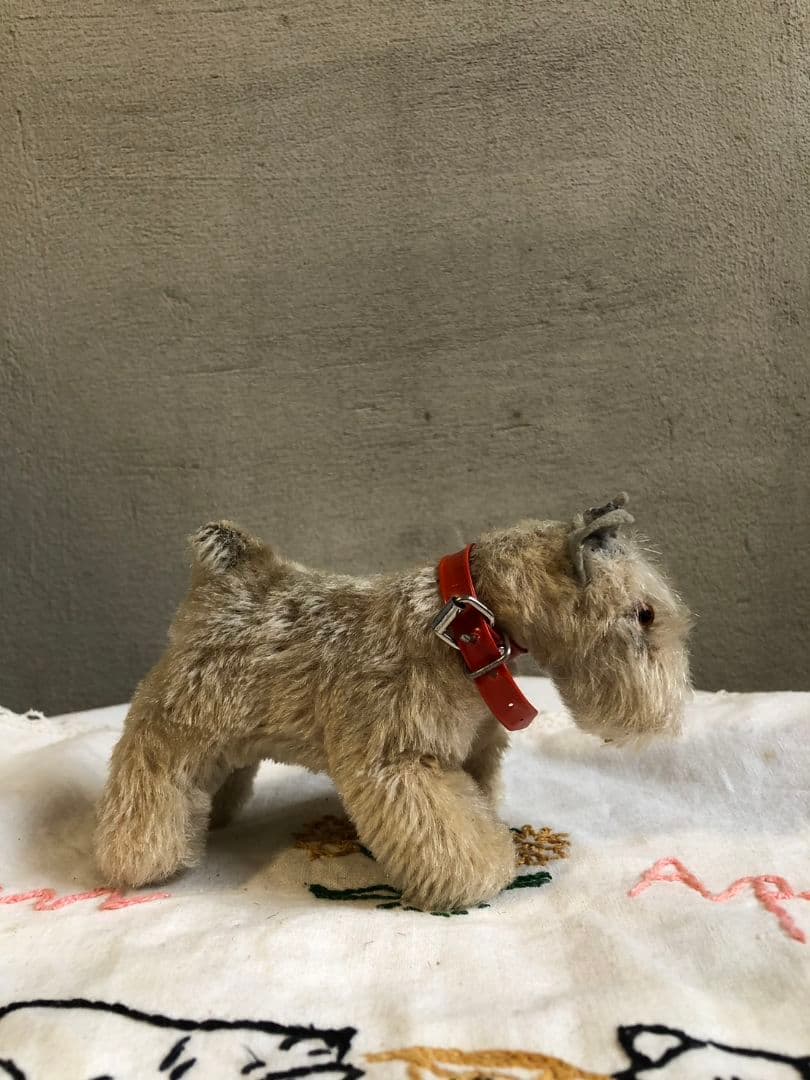 シュタイフ ミニシュナウザー犬Steiff Tessie Schnauzer