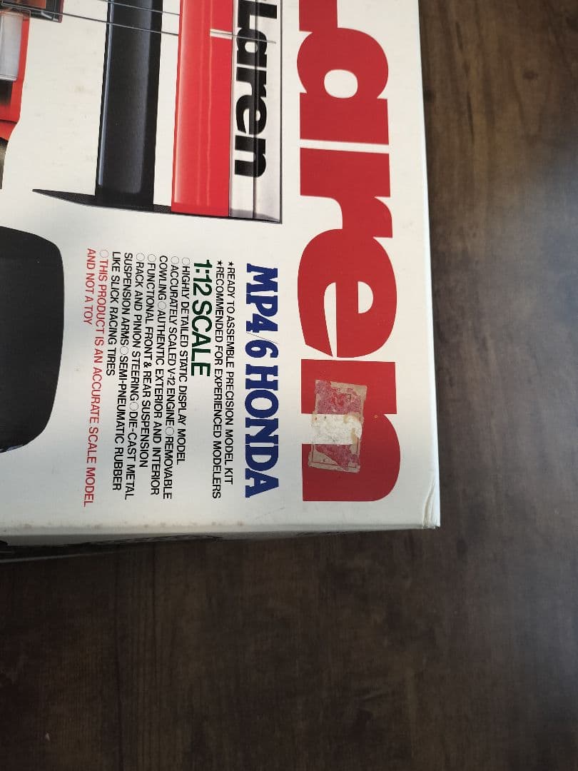 McLaren MP4/6 HONDA　TAMIYA 1/12 SCALE