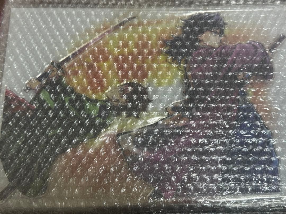 鬼滅の刃　繋ぐ くじ A賞 ビッグアクリルスタンド 冨岡義勇 竈門炭治郎 ①