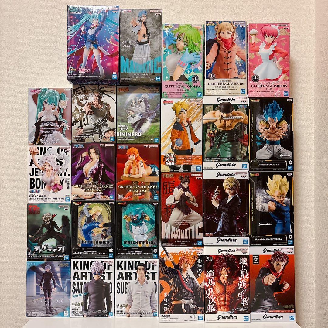 新品未開封 フィギュア26種 BLEACH・僕のヒーローアカデミア・初音ミク