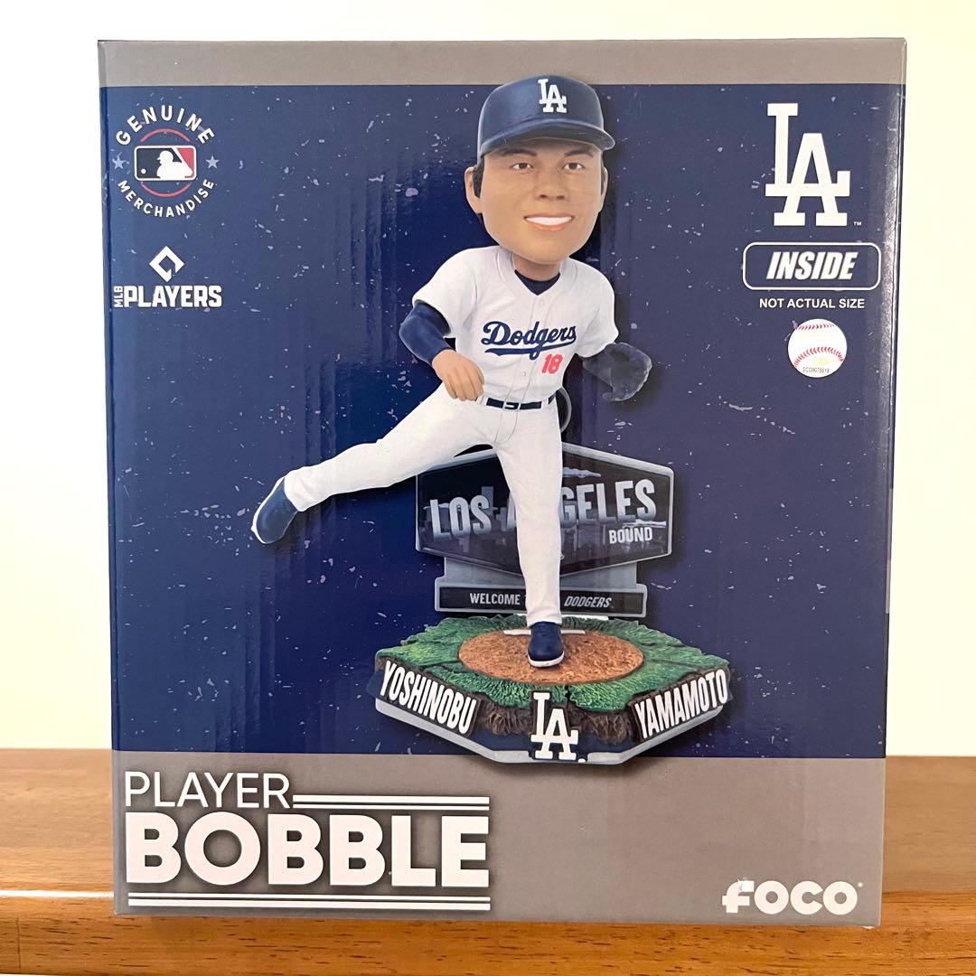 山本由伸　ドジャース　移籍記念　ボブルヘッド FOCO ユニフォーム　大谷翔平