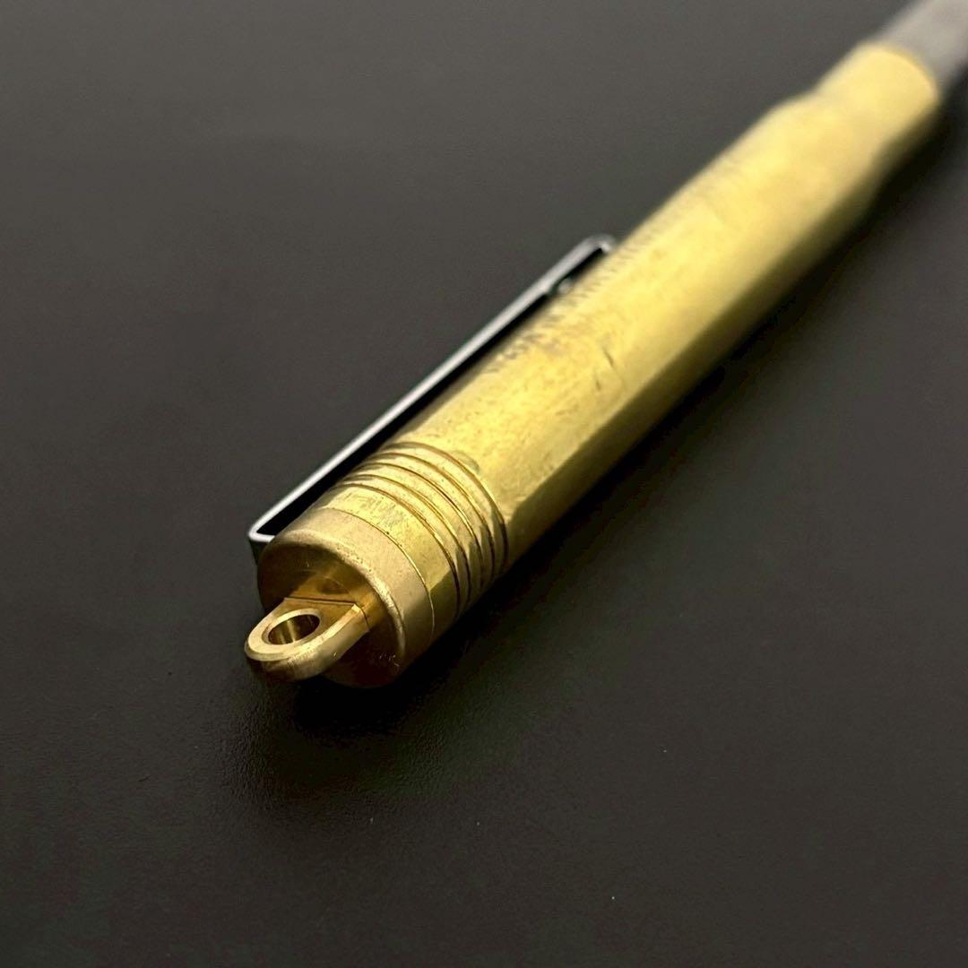希少 レア プラダ PRADA ブラスボールペン トラベラーズ ゴールド