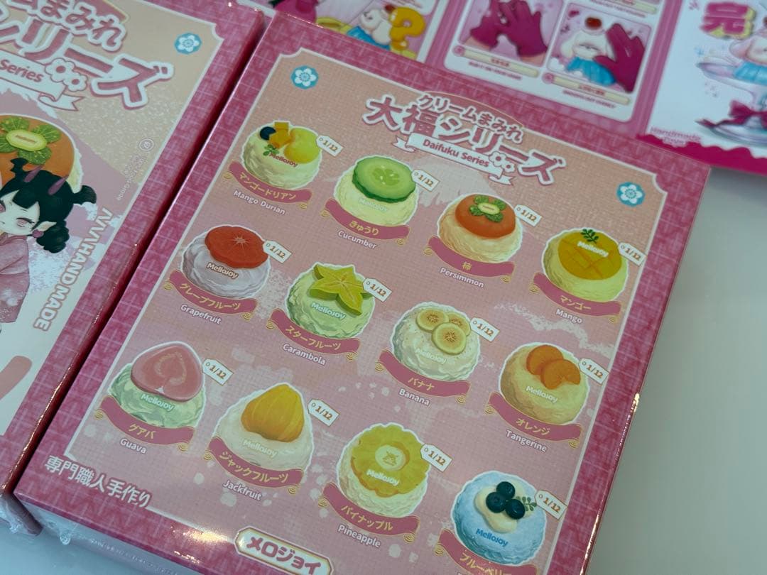 Mellojoy クリームまみれ 大福シリーズ スクイーズ 6個セット 未開封