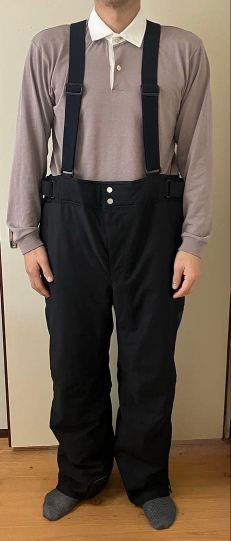 DESCENTE スキーウェア(パンツ) ヒートナビ DRA-3595E 黒