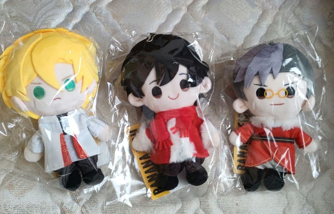 バナナフィッシュ アッシュ 英二 ショーターぬいぐるみ 3体セット