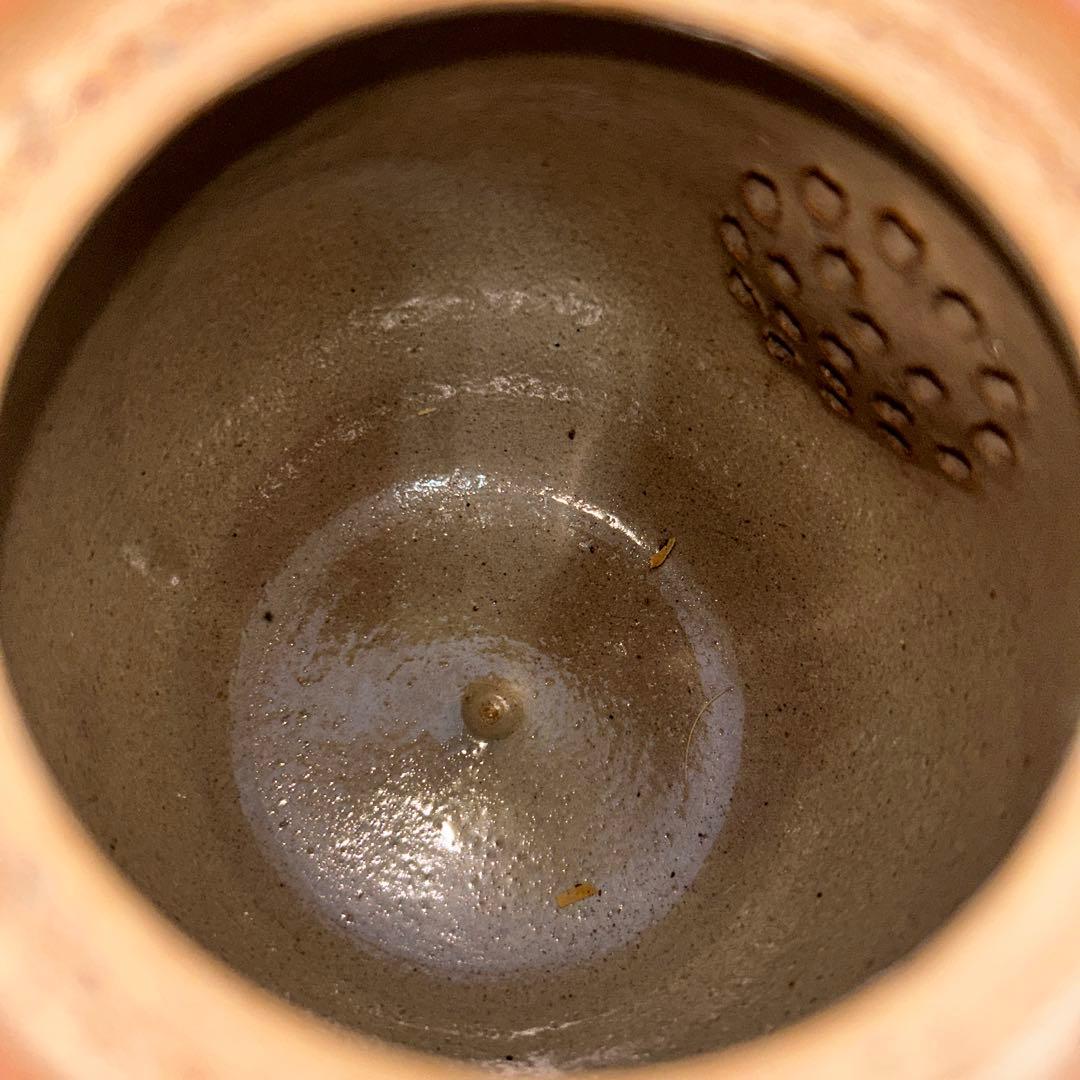 益子焼　塚本窯　茶器セット　急須　湯呑５個　 指掻き　民藝