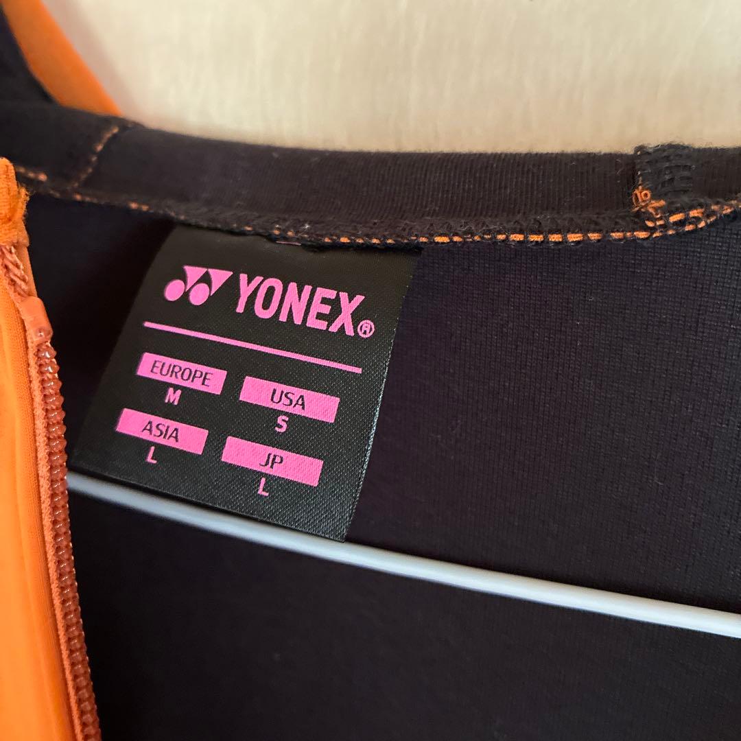 YONEX ウォームアップジャケット Lサイズ オレンジ