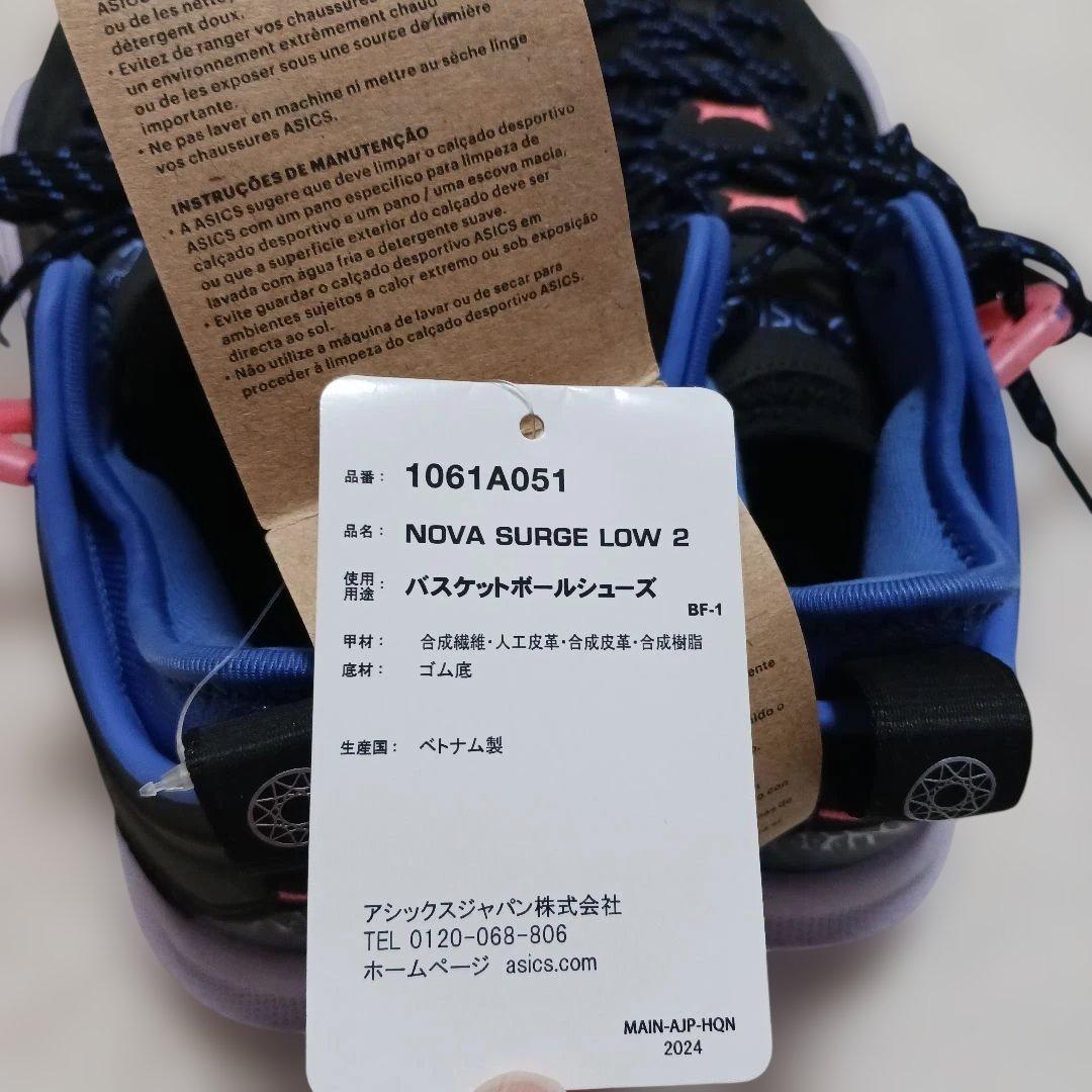 シューズ(男性用) NOVA SURGE LOW 2 25.0cm