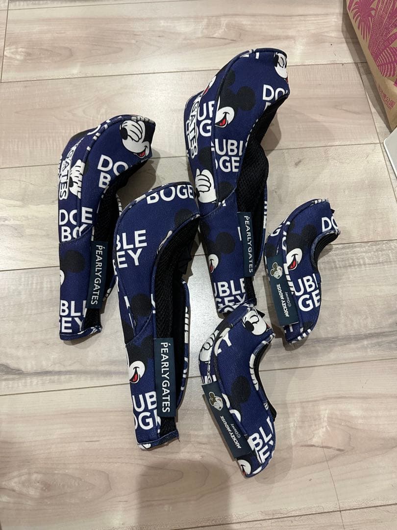 パーリーゲイツ　ミッキーコラボ　キャディーバック　ヘッドカバー　セット