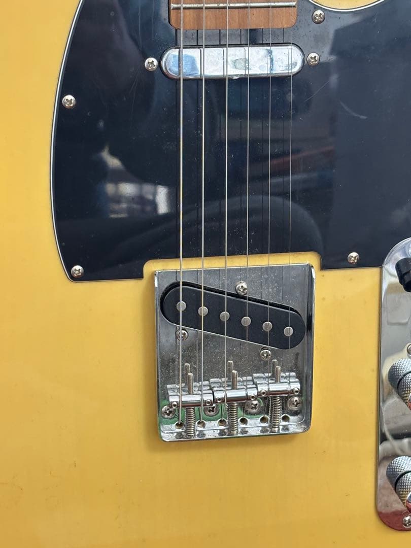 Bacchus テレキャスター イエロー　エレキギター