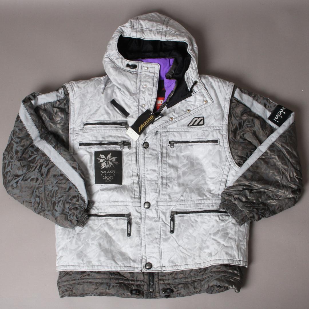新品 Mizuno 長野オリンピック 日本代表 ナイロンジャケット Lスタッフ用