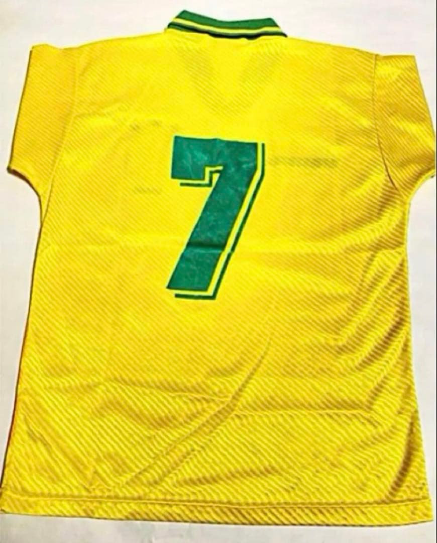サッカー　ブラジル代表 ユニフォーム　94年　W杯　7番　ベベット　超貴重‼️