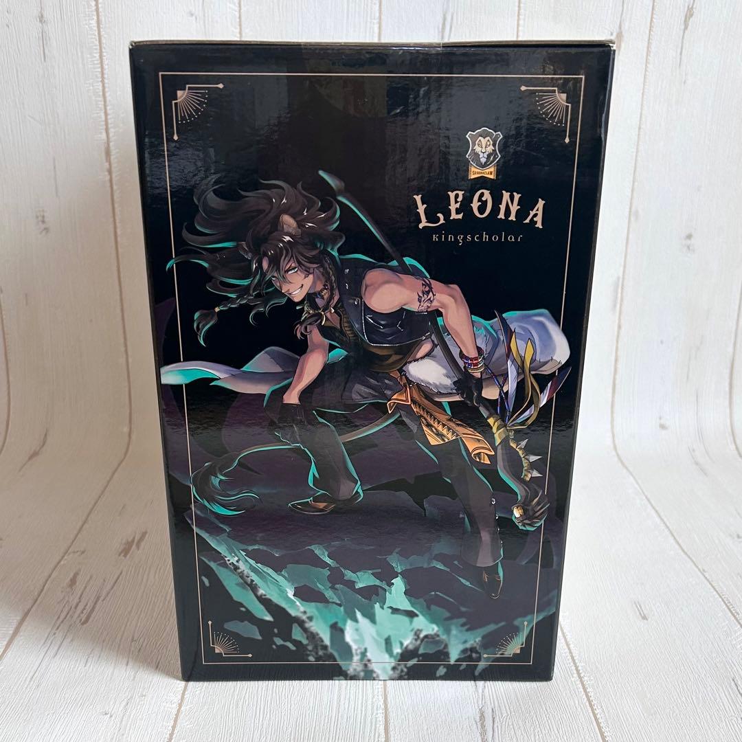 ツイステ　レオナ　1/8 スケールフィギュア　特典　ポストカード　缶バッジ付き