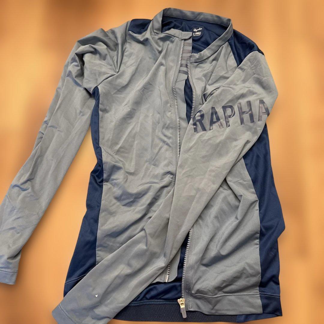 Rapha サイクルジャージ レディース長袖 グレー/ネイビー