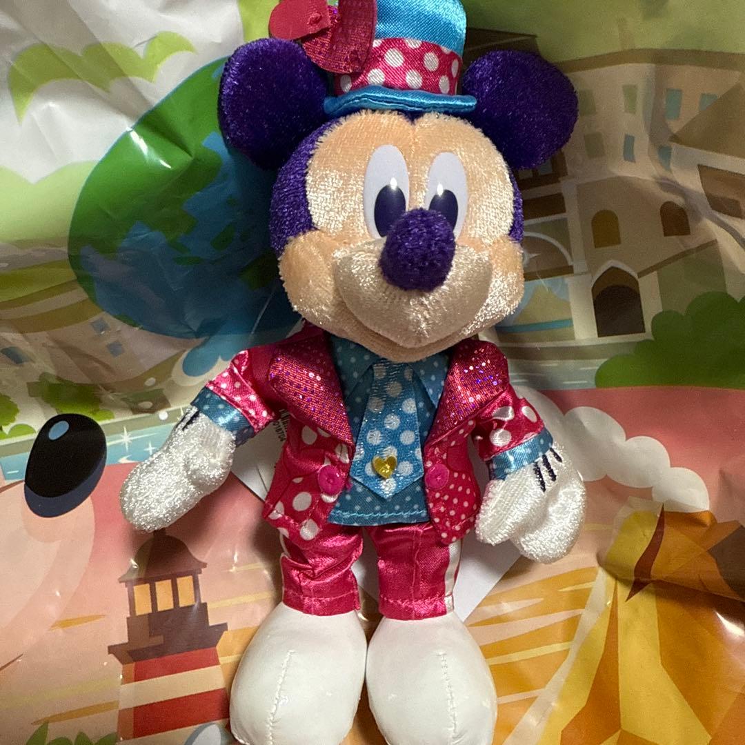 ミニーのファンダーランド　ミッキー ミニー プルート ぬいぐるみバッジ　セット