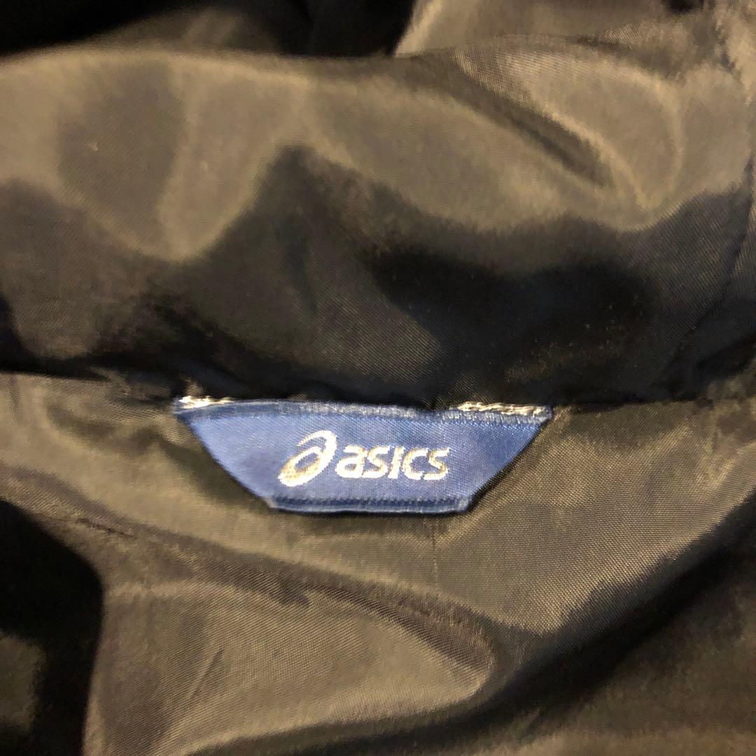 アシックス ベンチコート黒