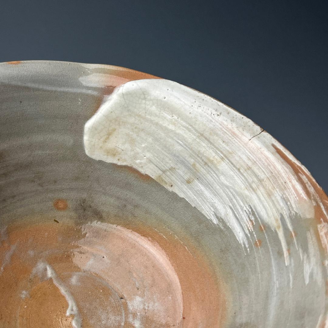 初荷 萩茶碗 萩焼 御本 割高台 有名小説家蒐集品 SN97