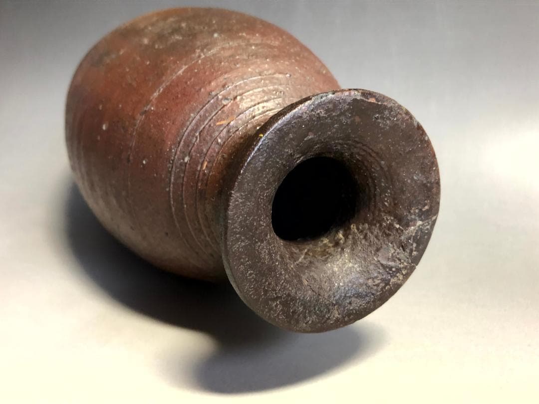 徳利■琉球南蛮焼花生 荒磯 鬼ノ腕徳利(タワカサー) 壺屋焼 花瓶古壷 時代物■