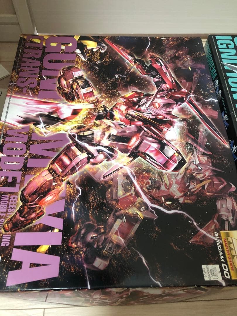 c*e様 未組立 mg ガンダムエクシア イグニッションモード トランザムモード