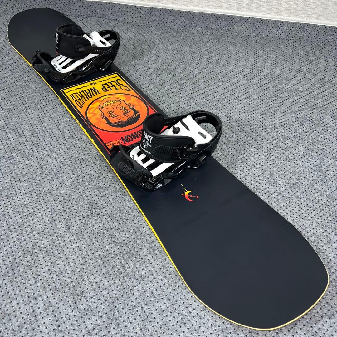 ５回使用 155cm SALOMON SLEEP WALKER×PACT M