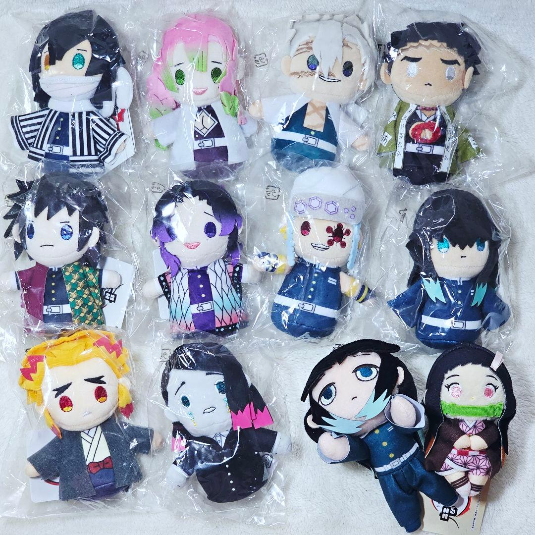 鬼滅の刃　ぽてっとますこっとぬいぐるみ　10種セット