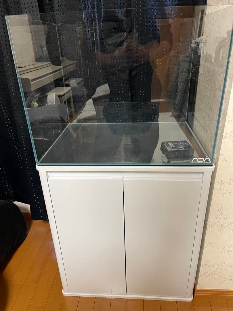 【直接渡し限定】高級クリア水槽60×45×45cm＆水槽台　愛知県一宮市近郊