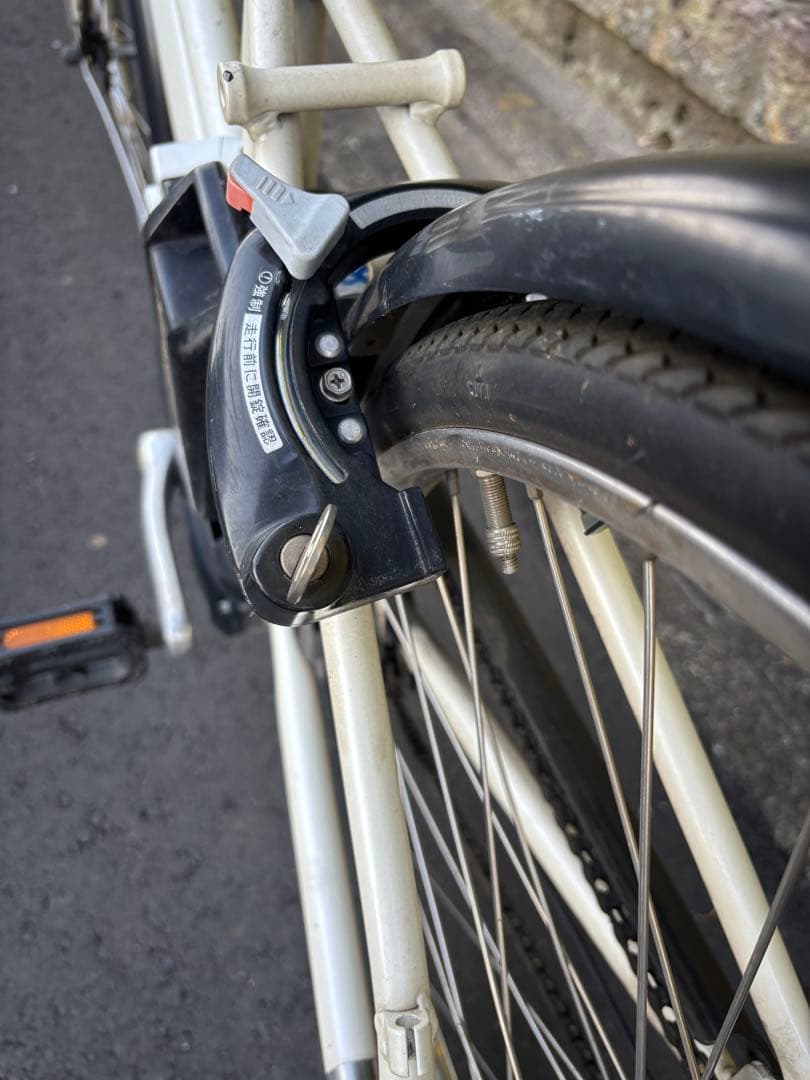 ★電動アシスト自転車 ブリヂストンＡ•Ｃ•Ｌホワイト ２７インチ★