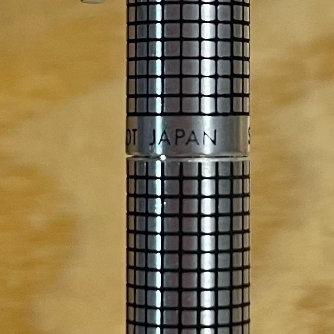 PILOT メカニカルペンシル グランディ スターリングシルバー格子 0.5mm