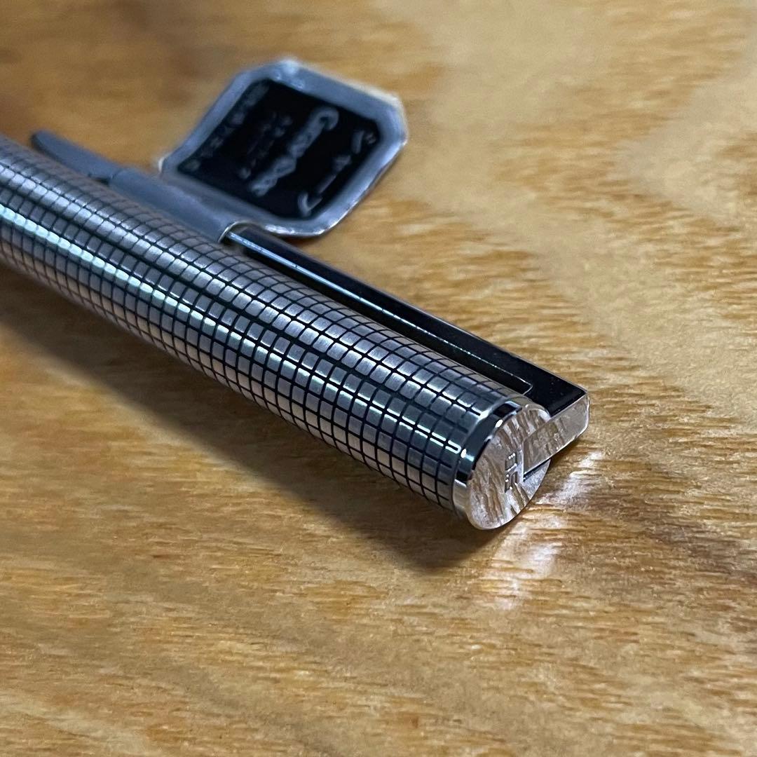 PILOT メカニカルペンシル グランディ スターリングシルバー格子 0.5mm