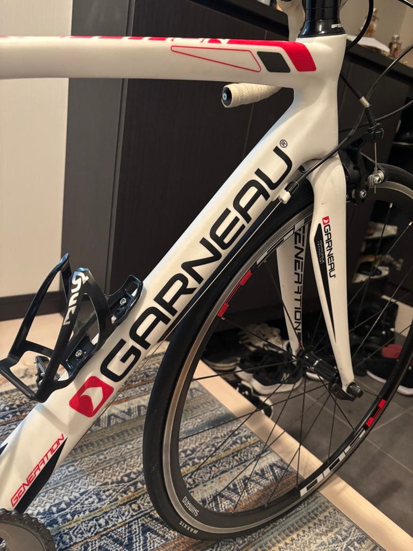 2014 GARNEAU GENELATLON フルカーボン　ホワイト/レッド