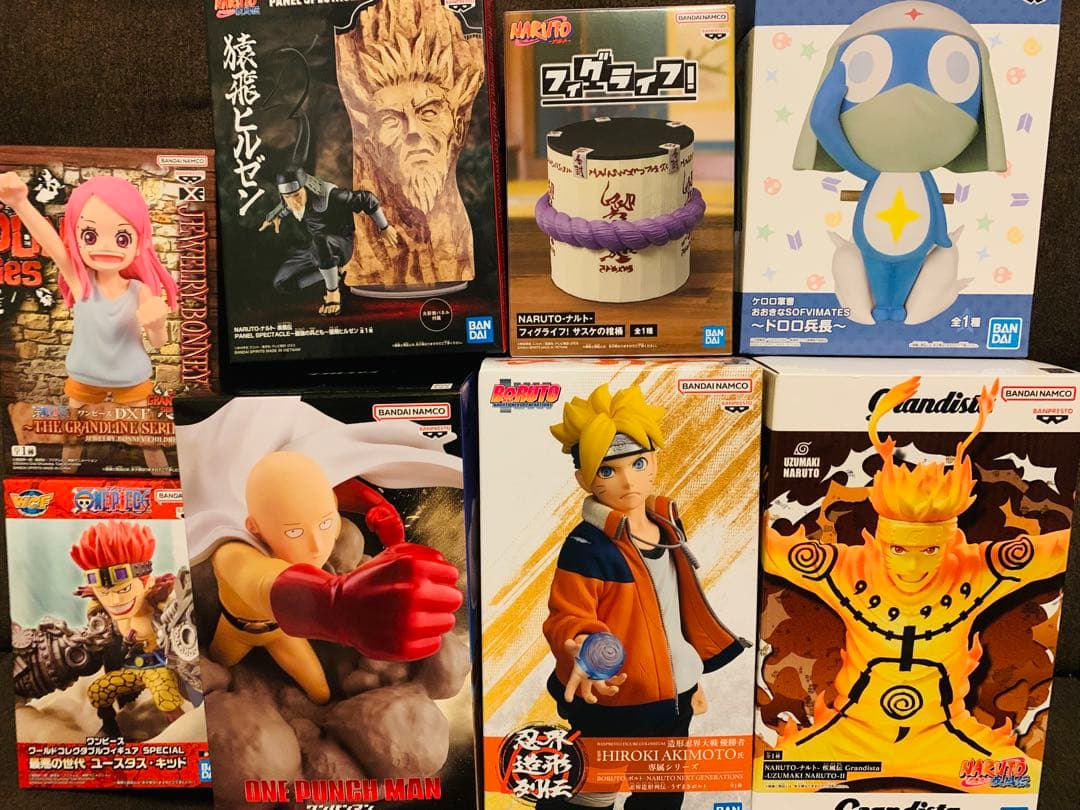 998 ナルト　ボルト　ドロロ兵長　サスケ　フィグライフ　おまとめ　フィギュア