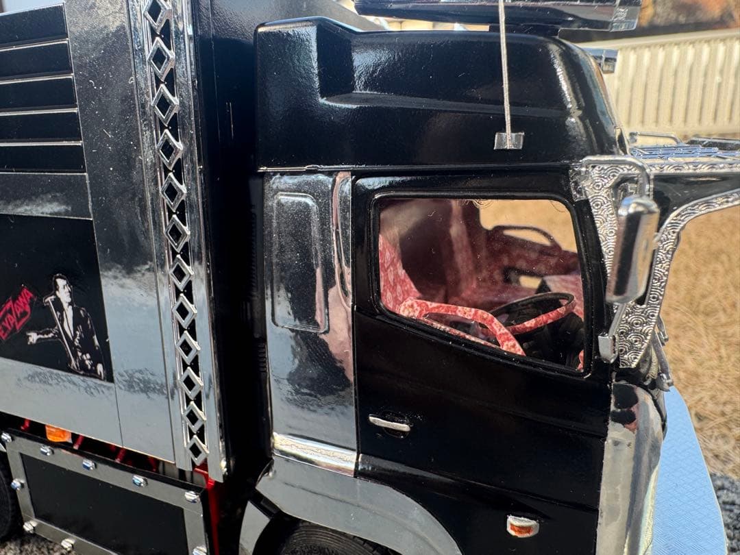 信*郎様 値下げ　アオシマ 1/32 深箱ダンプ改17プロフィア　YAZAWA仕