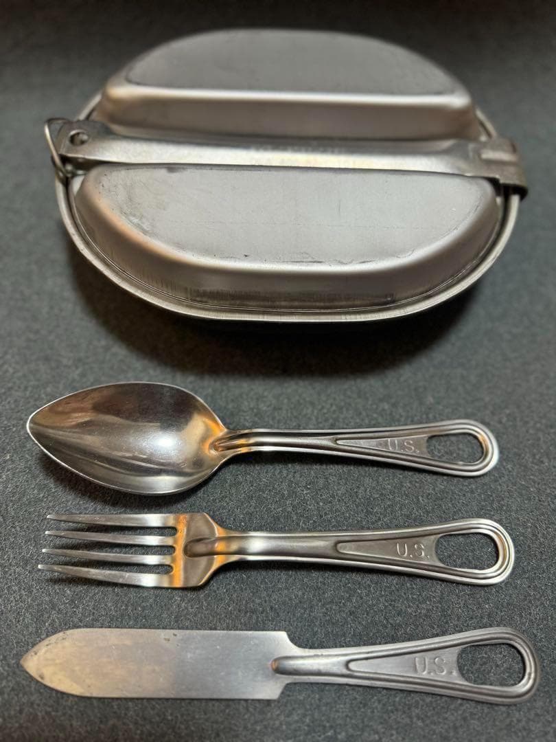 米軍 実物 メスキット1982年 +カトラリー