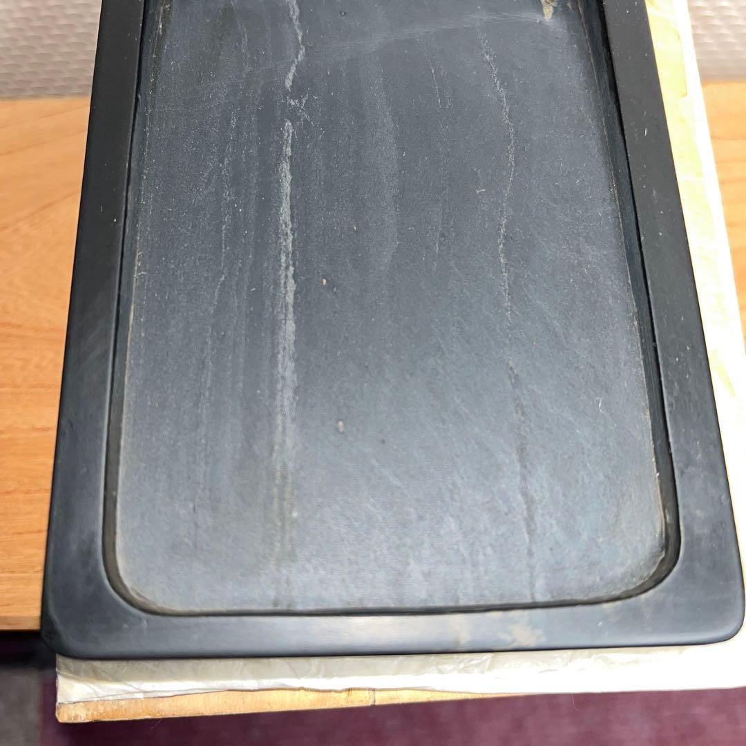 ⭕️雨端硯　祥雲に富士彫刻　11世　雨宮静軒　甲斐銘石　姿美しい　女性好み作品