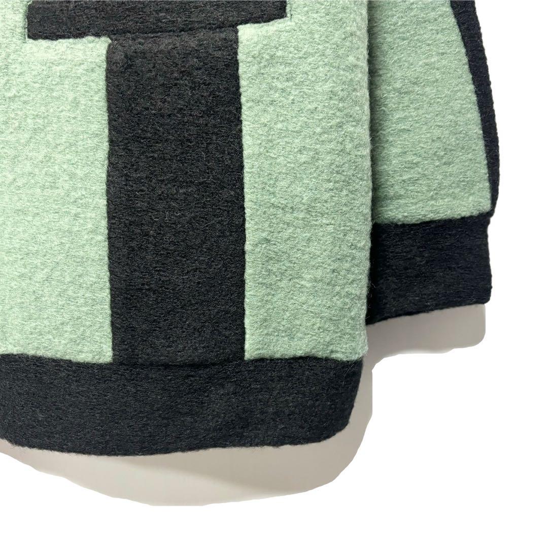 新品 ラッセルノ ゴルフ ワイド ストライプ カーディガン ミント XL 6