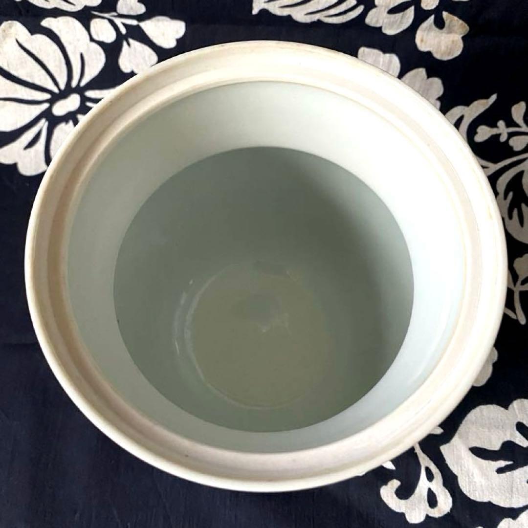 京焼　平安　西村徳泉　紫翠窯　茶道具・水指し　染付　松竹梅吉祥紋様　祥瑞