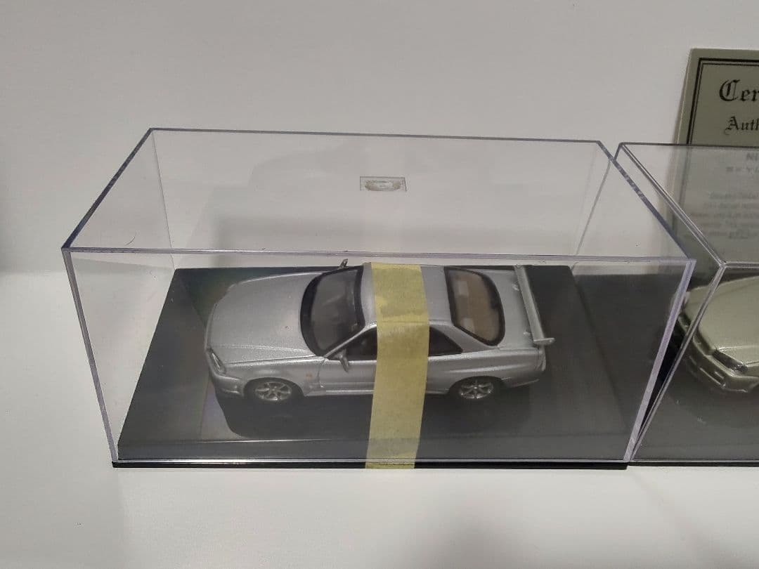 オートアート 1/43 スカイライン R34 GT-R ミニカー 3台セット