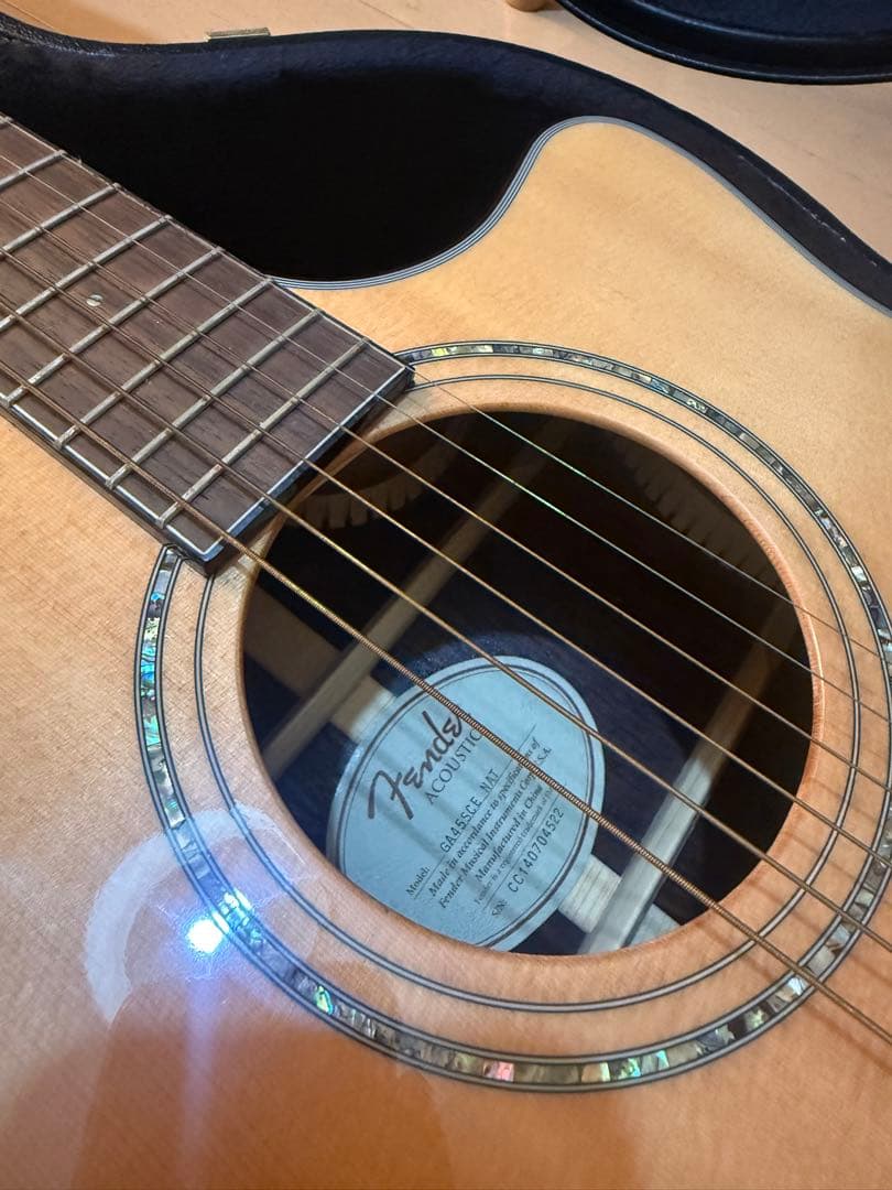 Fender GA45SCE アコースティックギター ハードケース付き　中古品