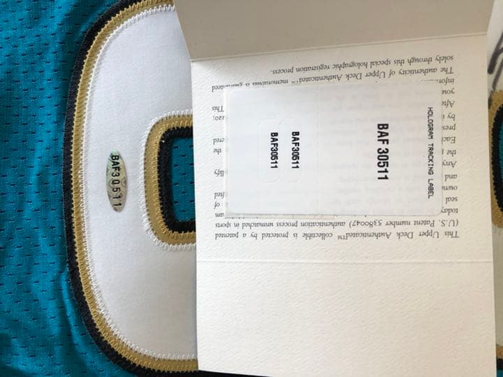 アッパーデッキ社 マーク・ブルネル　サイン入りジャージ