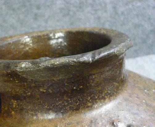 常滑焼 ごまだれ 茶壷 [B31497]