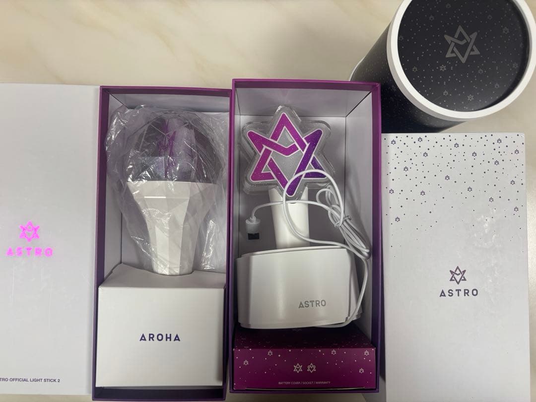 ASTRO 公式　ペンライト ロボン ver1 2 セット　チャウヌ