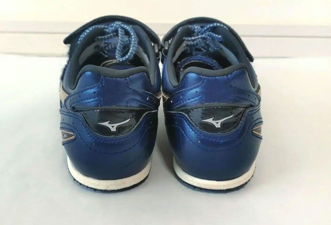 ミズノ フィールドジオ LJ JAPAN ネイビー×ゴールド 走幅跳 25.5